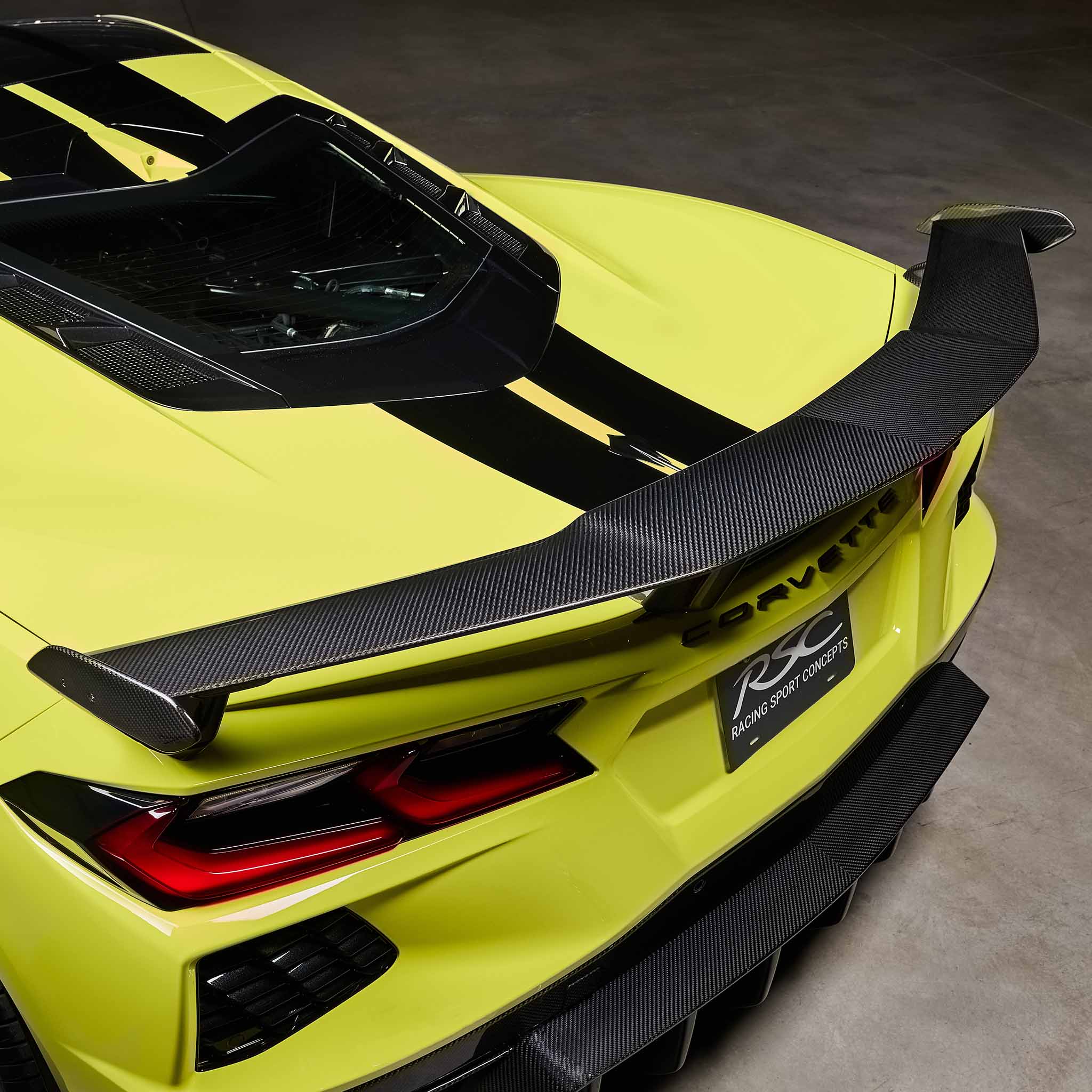 Racing Sport Concepts C8 Evolution High Wing | Fits Corvette C8 Coupe ...