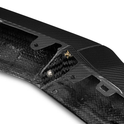 C8 Corvette Carbon Fiber Z07 Front Splitter hardware attachment points