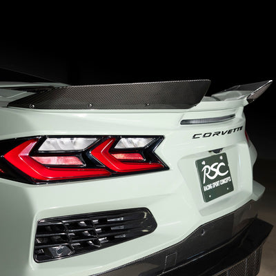 Racing Sport Concepts Corvette C8 Z06 Wicker Bill Extensions Carbon Fiber