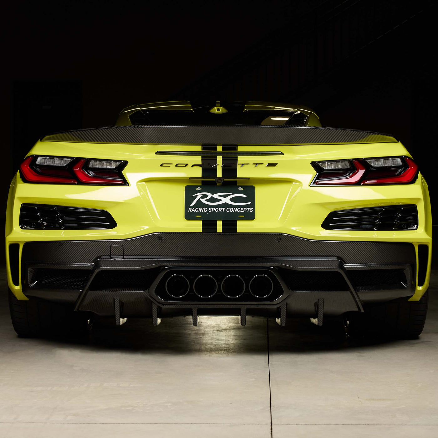 RSC C8 Z06 Carbon Fiber Rear DIffuser