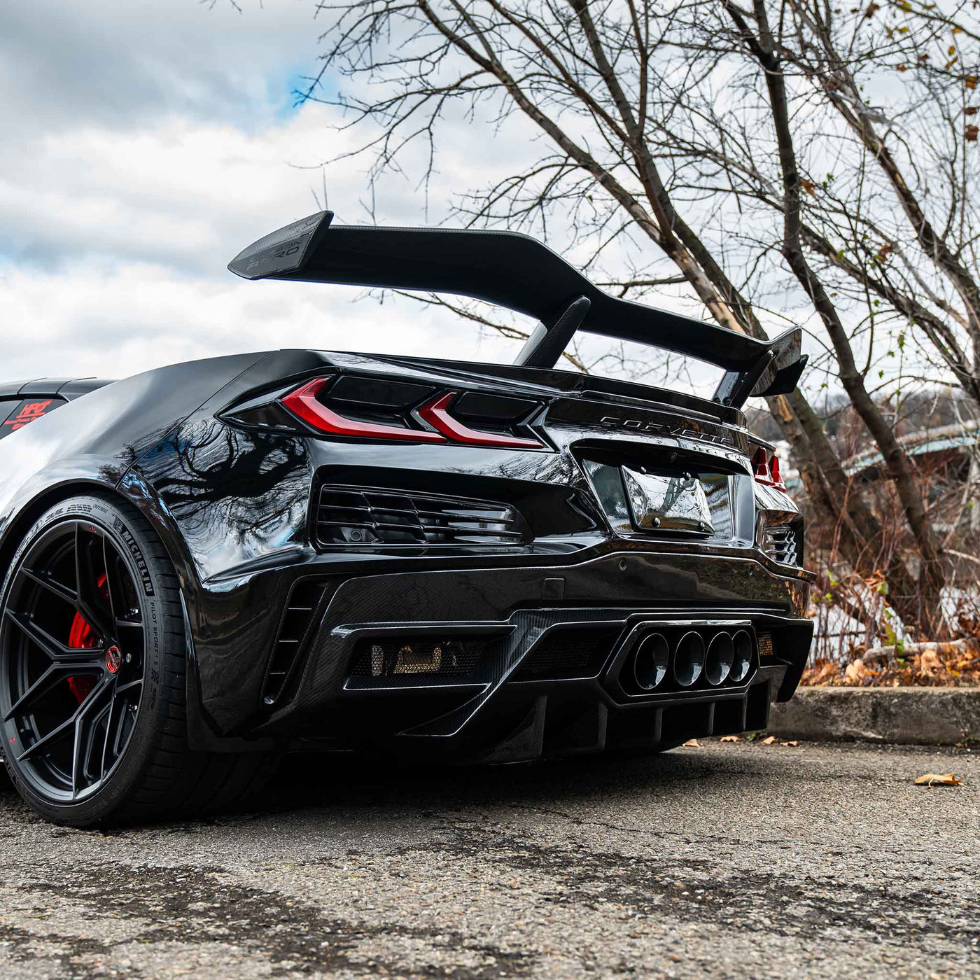 Z07 Style Carbon Fiber Wing